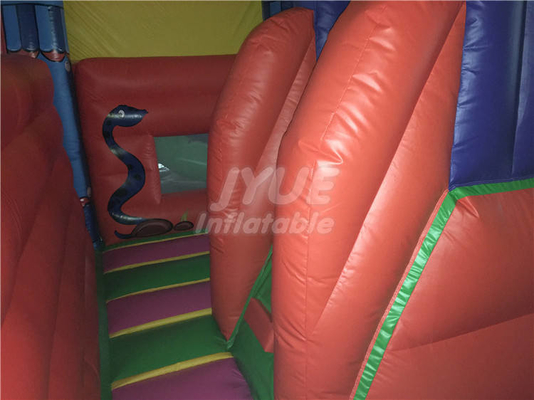 дом OEM замка раздувного хвастуна PVC 0.55mm скача оживленный для детей и взрослых