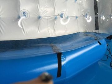 Брезент PVC Semi прозрачного раздувного шатра пузыря/раздувного шатра ярда белый