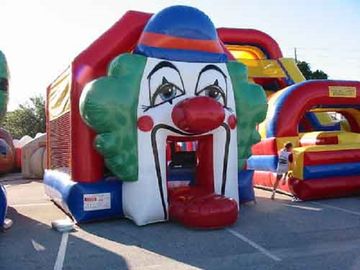 Дома прыжока замков смешного клоуна коммерчески скача для малышей