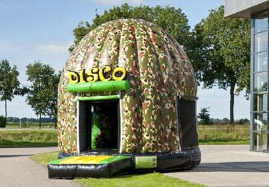 Подгонянная армия дома хвастуна диско, комбинированное раздувного купола оживленное для детей