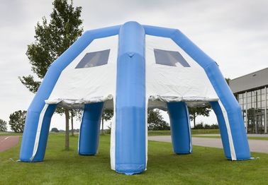 PVC доказательства воды шатра голубого большого купола ранга Comercial раздувной для рекламировать