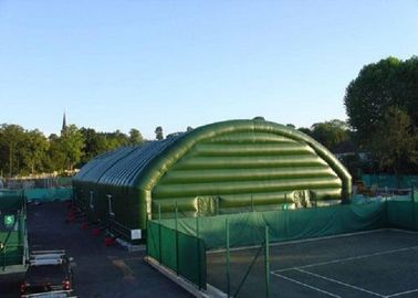 Брезент PVC спорта гигантского зеленого водоустойчивого напольного раздувного шатра незапечатанный