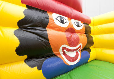 Высота скольжения 6.3m одиночного клоуна майны супер раздувная с печатанием логоса