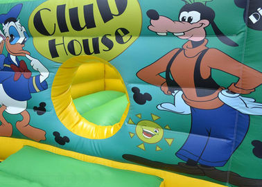 дом и скольжение прыжока вечеринки по случаю дня рождения мыши 12ft x 18ft Mickey раздувные комбинированные