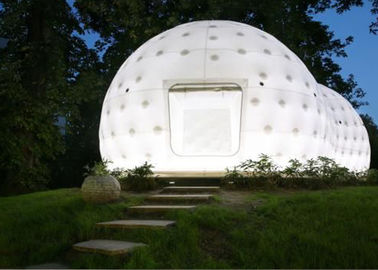 Шатер ультра светлого купола раздувной, раздувной шатер дома чая с светом водить