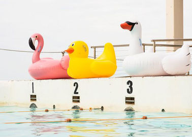 Фламинго гигантского раздувного лебедя поплавка игрушек воды раздувной для бассеина