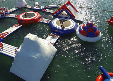 Популярный плавая раздувной остров, акватическое раздувное оборудование парка воды для взрослого