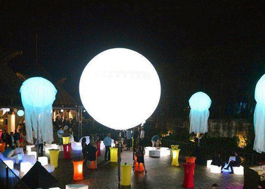 украшение 1.5m водить освещения воздушного шара стойки раздувное, реклама вело свет воздушного шара