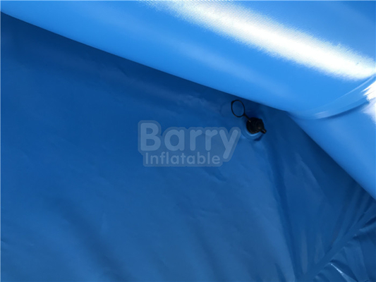 Светлый - бассейн голубого цвета портативный раздувной с печатанием логотипа пневматического насоса