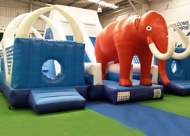 Скольжение КЭ, ЭН14960 голубое и красное гигантское раздувное мира слона хвастуна для детей