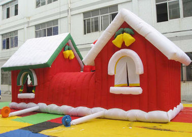 Подгонянный надувной замок Санта Клауса веселого рождества раздувной для украшения Xmas