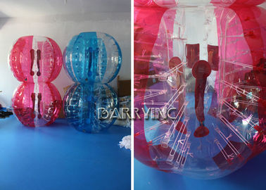 На открытом воздухе раздувные дети забавляются шарик пузыря половинной сини 1.8М ТПУ материальный/красные шарики пузыря