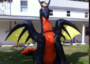 Украшение хеллоуина 9 дракон ФТ огня/льда проекции х раздувной с крыльями