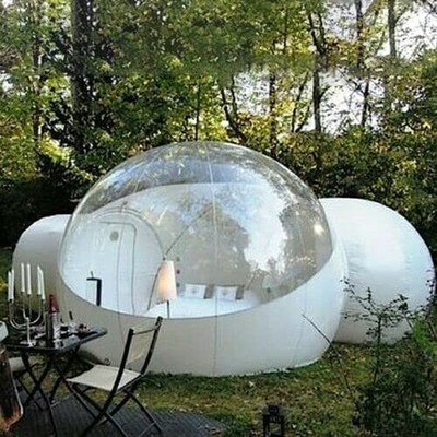 купола Eco товарного сорта шатра PVC 1mm шатер пузыря раздувного ясного располагаясь лагерем