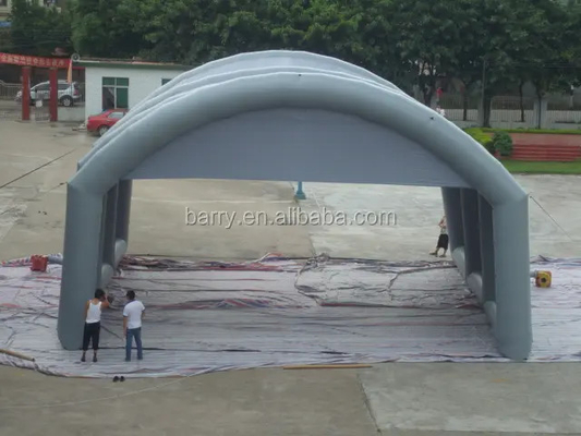 Барри легкое вверх по раздувному экрану шатра мойки печатая шатер укрытия автомобиля