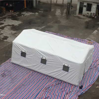 Шатер скорой помощи воздуха плотный белый располагаясь лагерем раздувной для размера подгонянного укрытием