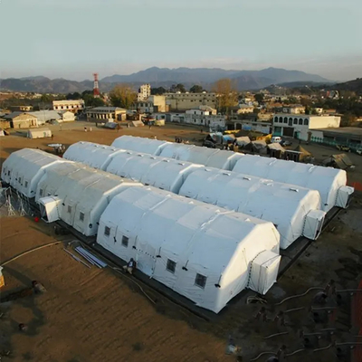 Портативным загерметизированный воздухом шатер выживания больницы раздувного шатра воздухонепроницаемый большой аварийный