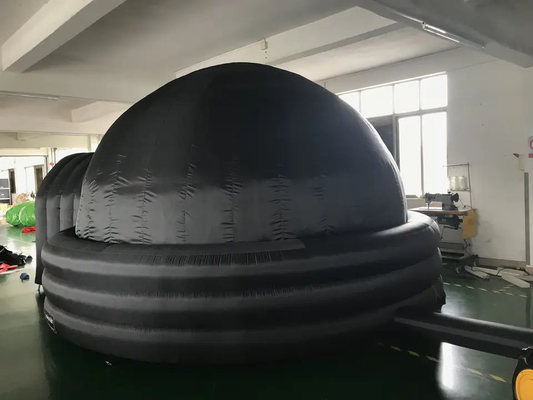 Шатер кино планетария проекции купола черноты шатра крупного плана воздуха ткани Оксфорда раздувной