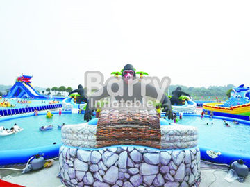Товарный сорт аквапарк детей раздувной/парка Аква прочный с 3 бассейнами