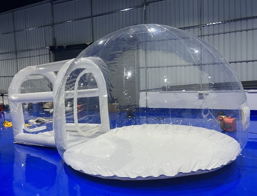 печатание цифров шатра пузыря ПВК 1мм прозрачное раздувное располагаясь лагерем