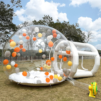 Горячий шарик с глампинговой палаткой портативный прозрачный надувный шарик с пузырьками 7 рабочих дней Время производства