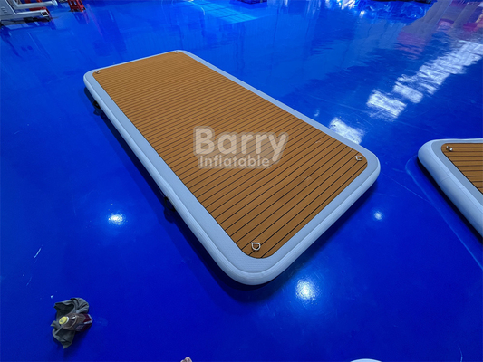 Цифровая печать надувная плавучая дока взрывная плавательная платформа с воздушным насосом и индивидуальным цветом