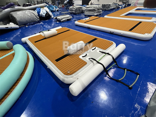 Водные виды спорта Док надувная взрывная плавательная платформа с вместимостью зависит от размера