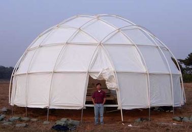 На открытом воздухе раздувной шатер пузыря для события, располагаясь лагерем с материалом брезента ПВК