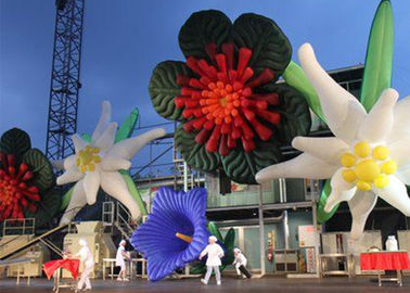 цветки 8м декоративные раздувные для Веддинг украшений с материалом брезента ПВК