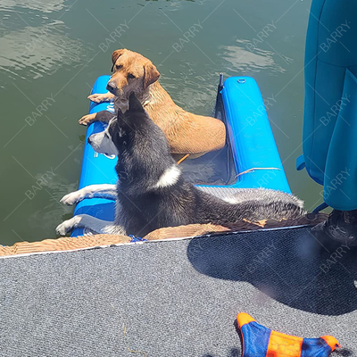 Бассейн озеро река складная домашняя собака лестница лестницы плавучая надувная собака водная пандус для дока