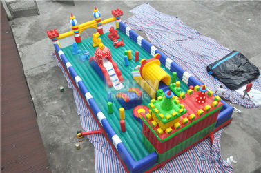 Резвитесь надувной замок темы раздувной, оборудование игры детей ПВК 0,55 мм крытое