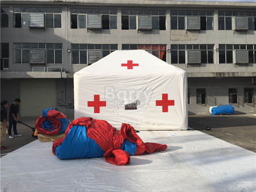 Шатер белого Красного Креста продвижения на открытом воздухе медицинский раздувной с печатанием логотипа