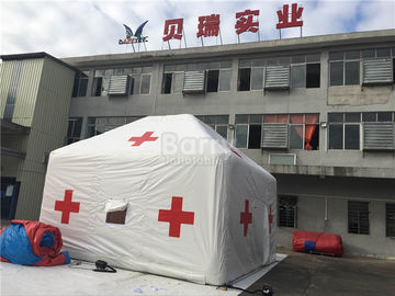 Шатер белого Красного Креста продвижения на открытом воздухе медицинский раздувной с печатанием логотипа