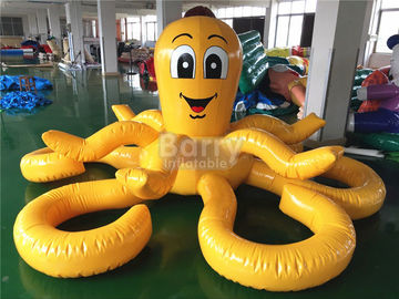 Подгонянный бассейн желтого осьминога раздувной плавает для аквапарк Аква