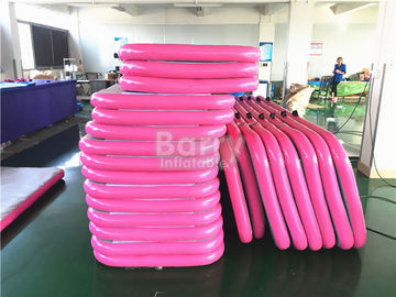 Прочная мягкая розовая раздувная циновка гимнастики следа воздуха/плавая циновка воды