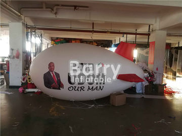 Блимп большого воздушного шара самолета рекламы раздувной с изготовленным на заказ печатанием логотипа