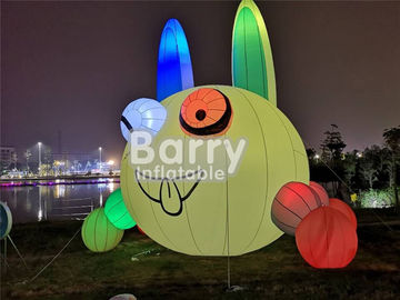 Воздушный шар освещения кролика на открытом воздухе рождества прекрасный раздувной для рекламы