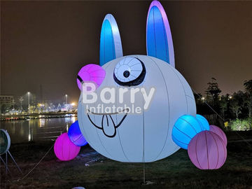Воздушный шар освещения кролика на открытом воздухе рождества прекрасный раздувной для рекламы