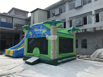 Дом прыжка ПВК изготовленного на заказ логотипа 0.55мм раздувной/скача замок для потехи детей