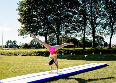 Пурпур циновки воздухонепроницаемого пола гимнастики следа воздуха предохранения от безопасности раздувного скача