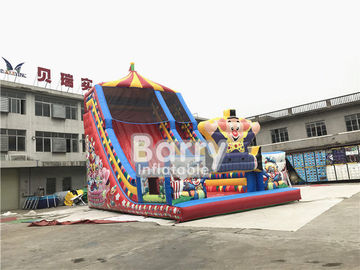 Скольжение надувного замка клоуна популярной спортивной площадки ребенка раздувной коммерчески раздувное для детей