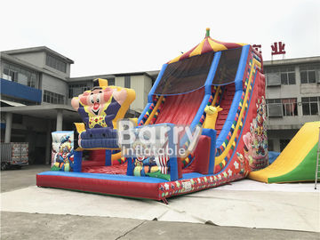Скольжение надувного замка клоуна популярной спортивной площадки ребенка раздувной коммерчески раздувное для детей