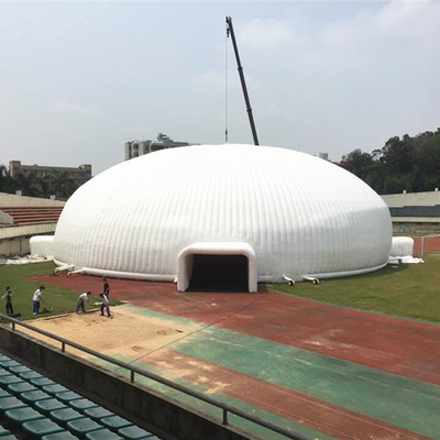 PVC OEM гигантский придает куполообразную форму: раздувной диаметр 10m шатра для гуманитарной помощи