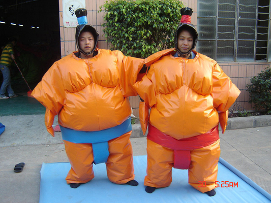 Wrestling Sumo брезента раздувной одевает взаимодействующие игры спорта