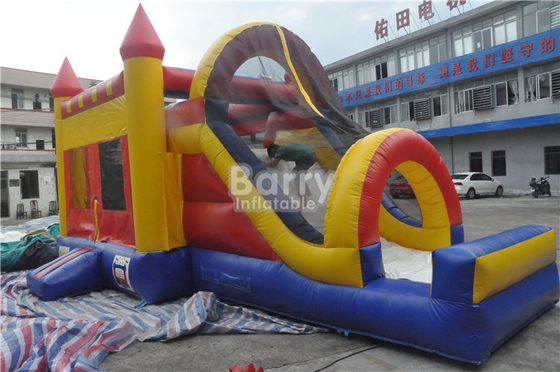 спортивной площадки детей хвастуна PVC 0.55mm замки раздувной скача