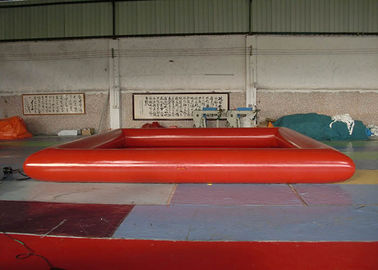 Красный плавательный бассеин крупного плана прямоугольника с огнезащитным брезентом PVC 0.9mm