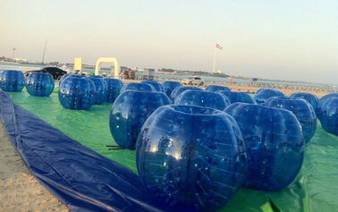 Футбол шарика тела голубого гигантского шарика хомяка EN14960 раздувной для рекламы