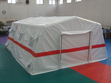Шатер традиционного белого цвета больницы раздувной, шатер PVC 0.65mm раздувной непредвиденный
