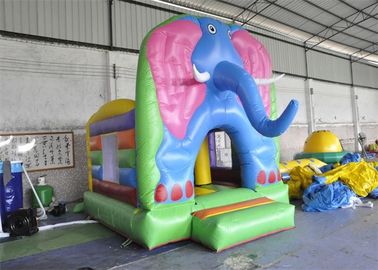 Дом большого раздувного слона скача/животный дом прыжока для малыша