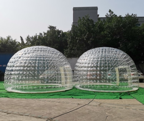 Диаметр шатра 5m пузыря PVC прозрачный воздухонепроницаемый раздувной